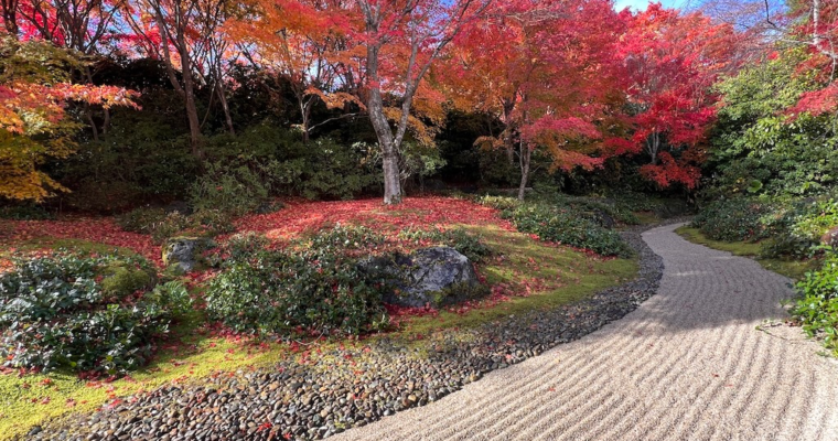 秋色交響樂 — 嵐山的大河內山莊 